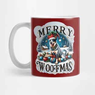 Merry Woofmas - Blue Heeler Christmas Mug